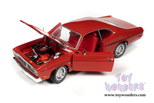 Auto World American Muscle - Hemmings Classic Cars | Plymouth Duster 340 Hardtop (1970, 1/18 scale diecast model car, Rallye Red) AMM1205