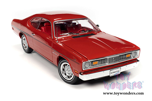 Auto World American Muscle - Hemmings Classic Cars | Plymouth Duster 340 Hardtop (1970, 1/18 scale diecast model car, Rallye Red) AMM1205