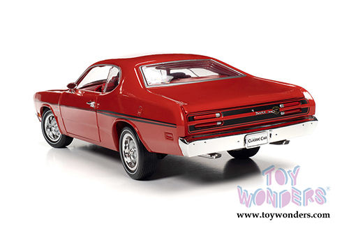 Auto World American Muscle - Hemmings Classic Cars | Plymouth Duster 340 Hardtop (1970, 1/18 scale diecast model car, Rallye Red) AMM1205