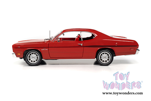 Auto World American Muscle - Hemmings Classic Cars | Plymouth Duster 340 Hardtop (1970, 1/18 scale diecast model car, Rallye Red) AMM1205