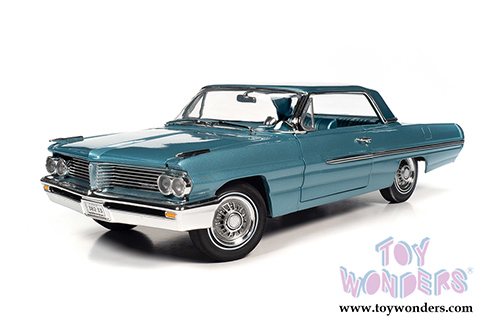 Auto World - Pontiac&reg; Royal Bobcat Catalina Hardtop (1962, 1/18 scale diecast model car, Aquamarine) AMM1212