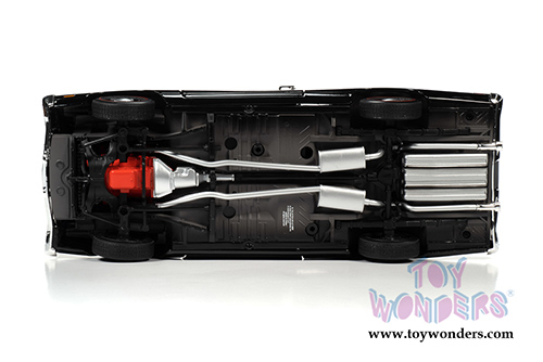 Auto World American Muscle - Hemmings Muscle Machines | Plymouth HEMI 426 Roadrunner Hardtop  (1969, 1/18 scale diecast model car, Tuxedo Black) AMM1213