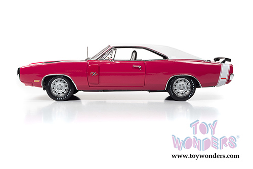 Auto World - American Muscle | Dodge Charger R/T SE 440 Class of '70 50th Anniversary (1970, 1/18 scale diecast model car, Panther Pink) AMM1215