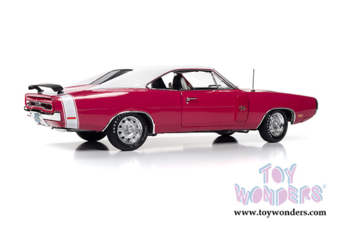 Auto World - American Muscle | Dodge Charger R/T SE 440 Class of '70 50th Anniversary (1970, 1/18 scale diecast model car, Panther Pink) AMM1215