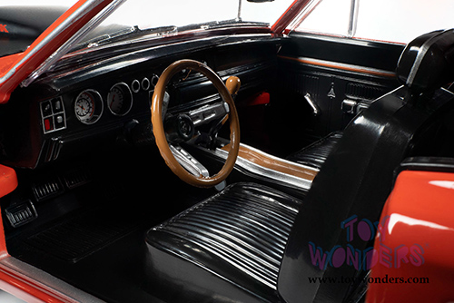 Auto World American Muscle - Dodge Super Bee Hardtop Muscle Car & Corvette Nationals (MCACN) (1969.5, 1/18 scale diecast model car, R4 Red) AMM1231