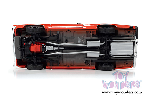 Auto World American Muscle - Dodge Super Bee Hardtop Muscle Car & Corvette Nationals (MCACN) (1969.5, 1/18 scale diecast model car, R4 Red) AMM1231