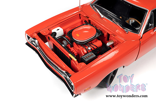 Auto World American Muscle - Dodge Super Bee Hardtop Muscle Car & Corvette Nationals (MCACN) (1969.5, 1/18 scale diecast model car, R4 Red) AMM1231