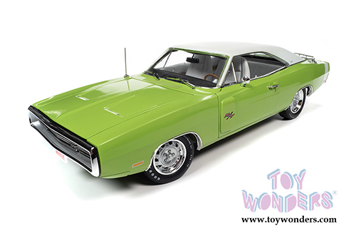 Auto World - American Muscle 30th Anniversary | Dodge Charger Hardtop (1970, 1/18 scale diecast model car, FJ5 Sublime Green) AMM1249