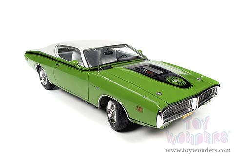 Auto World - American Muscle 30th Anniversary | Dodge Charger Super Bee Class of '71 (1971, 1/18 scale diecast model car, FJ6 Green Go) AMM1260