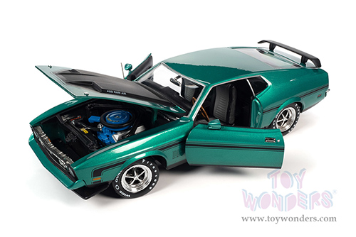 Auto World - American Muscle 30th Anniversary | Ford Mustang Mach 1 Class of '71 (1971, 1/18 scale diecast model car, Grabber Green Metallic) AMM1262