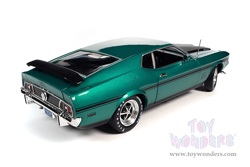 Auto World - American Muscle 30th Anniversary | Ford Mustang Mach 1 Class of '71 (1971, 1/18 scale diecast model car, Grabber Green Metallic) AMM1262