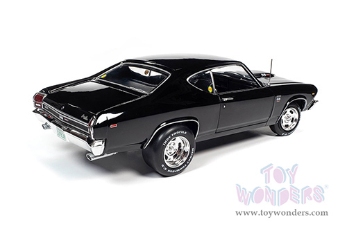 Auto World - American Muscle 30th Anniversary | Baldwin Motion Chevelle SS 427 Phase III Hardtop (1969, 1/18 scale diecast model car, Tuxedo Black) AMM1269