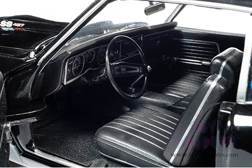 Auto World - American Muscle 30th Anniversary | Baldwin Motion Chevelle SS 427 Phase III Hardtop (1969, 1/18 scale diecast model car, Tuxedo Black) AMM1269