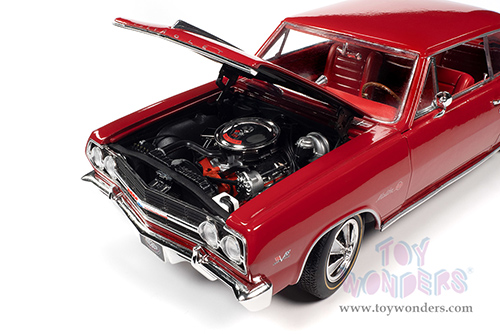 Auto World American Muscle - Chevrolet® Chevelle SS Z16  Muscle Car & Corvette Nationals (MCACN) (1965, 1/18 scale diecast model car, Regal Red) AMM1272