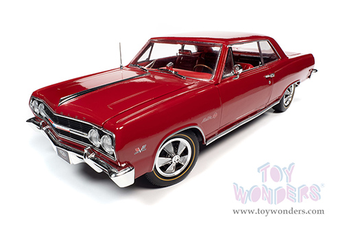 Auto World American Muscle - Chevrolet® Chevelle SS Z16  Muscle Car & Corvette Nationals (MCACN) (1965, 1/18 scale diecast model car, Regal Red) AMM1272