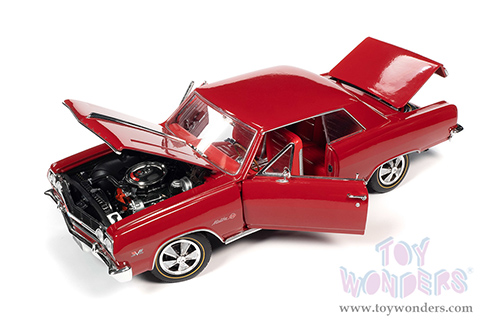 Auto World American Muscle - Chevrolet® Chevelle SS Z16  Muscle Car & Corvette Nationals (MCACN) (1965, 1/18 scale diecast model car, Regal Red) AMM1272