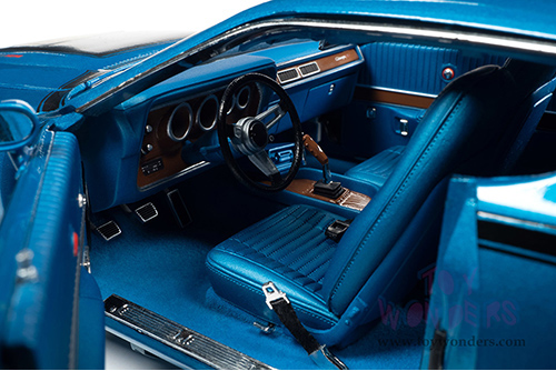 Auto World - American Muscle | Dodge Charger R/T Class of 1971 (1971, 1/18 scale diecast model car, GB5 Bright Metallic Blue) AMM1274