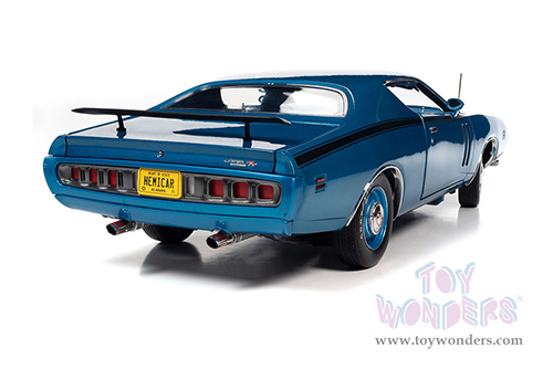 Auto World - American Muscle | Dodge Charger R/T Class of 1971 (1971, 1/18 scale diecast model car, GB5 Bright Metallic Blue) AMM1274