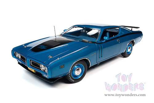 Auto World - American Muscle | Dodge Charger R/T Class of 1971 (1971, 1/18 scale diecast model car, GB5 Bright Metallic Blue) AMM1274