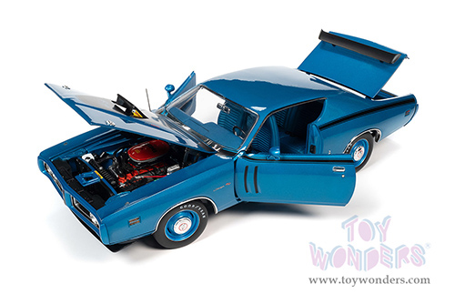 Auto World - American Muscle | Dodge Charger R/T Class of 1971 (1971, 1/18 scale diecast model car, GB5 Bright Metallic Blue) AMM1274