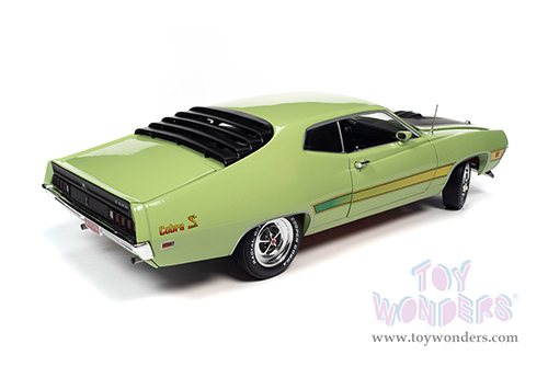 Auto World - American Muscle | Ford Torino Cobra Class of 1971 (1971, 1/18 scale diecast model car, Grabber Lime/Matte Black) AMM1278
