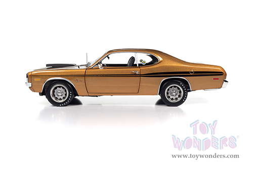 Auto World - American Muscle | Dodge Demon GSS Supercharged (Mr Norms) (1972, 1/18 scale diecast model car, GY8 Gold/Black) AMM1294 MAP: $99.99