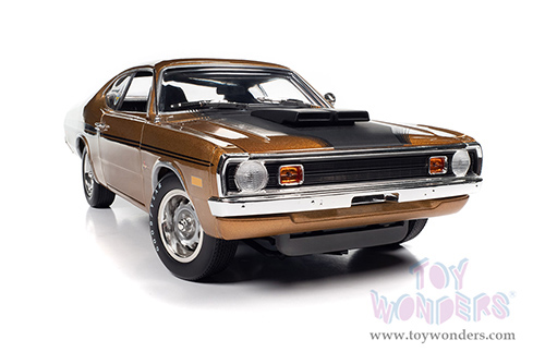 Auto World - American Muscle | Dodge Demon GSS Supercharged (Mr Norms) (1972, 1/18 scale diecast model car, GY8 Gold/Black) AMM1294 MAP: $99.99