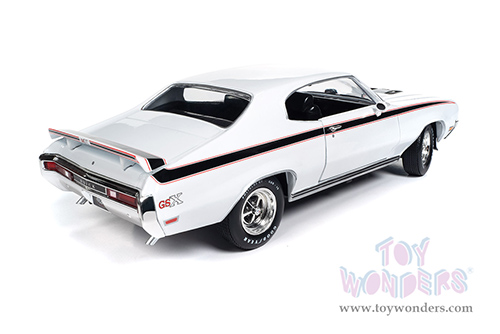 Auto World American Muscle - Buick® GSX™ Hardtop Muscle Car & Corvette Nationals (MCACN) (1970, 1/18 scale diecast model car, Apollo White) AMM1322 MAP: $99.99