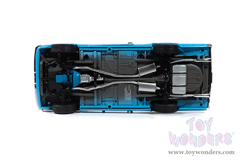 Auto World American Muscle - Dodge Demon GSS "Mecum Auctions" (1972, 1/18 scale diecast model car, Petty Blue/Black stripes) AMM1345 MAP: $104.99