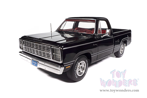 Auto World - American Muscle | Dodge Adventurer Sweptline Pickup Truck (1979, 1/18 scale diecast model car, Black) AMM1355 MAP: $104.99