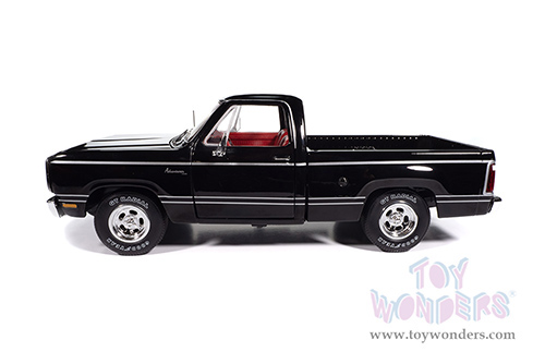 Auto World - American Muscle | Dodge Adventurer Sweptline Pickup Truck (1979, 1/18 scale diecast model car, Black) AMM1355 MAP: $104.99