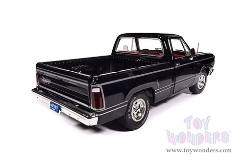Auto World - American Muscle | Dodge Adventurer Sweptline Pickup Truck (1979, 1/18 scale diecast model car, Black) AMM1355 MAP: $104.99