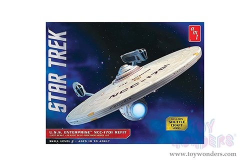 AMT - Model Kit | Star Trek U.S.S. Enterprise NCC-1701 Refit Starship (1/537 scale Plastic model Kit) AMT1080/06