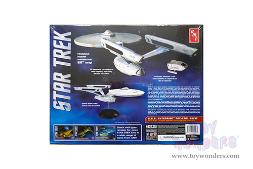 AMT - Model Kit | Star Trek U.S.S. Enterprise NCC-1701 Refit Starship (1/537 scale Plastic model Kit) AMT1080/06