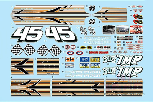 AMT - Model Kit | Chevrolet&reg; Impala SS 4-In-1 (1963, 1/25 scale Plastic model Kit) AMT1149M/12 MAP: $27.99