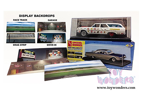 1/25 Scale amt Diecast Model Car Acrylic Display Case (Acrylic Crystal Clear Polystyrene) AMT600