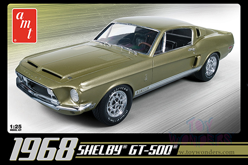 AMT - Model Kit | Shelby&reg; GT-500&reg; Hardtop (1968, 1/25 scale Plastic model Kit, Lime Gold) AMT634M/12
