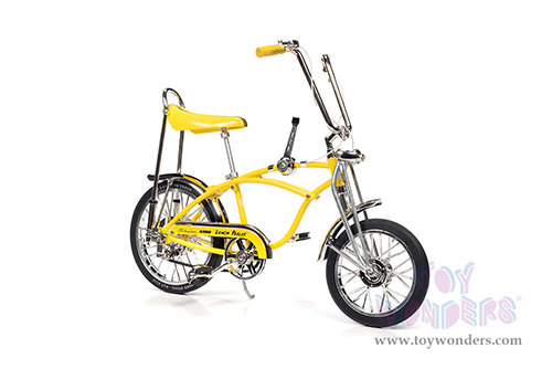 AMT - Schwinn&reg; Stik-Shift Sting-Ray&reg; "The Lemon Peeler&reg; Krate" Bicycle (1970, 1/6 scale diecast model bike, Yellow) AMTD005/12