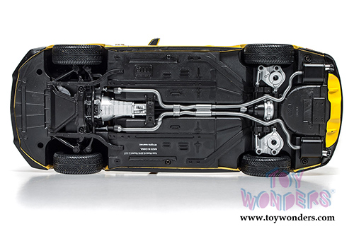 Auto World - Muscle Cars USA | Ford Mustang GT Hard Top (2016, 1/18 scale diecast model car, Yellow) AW229