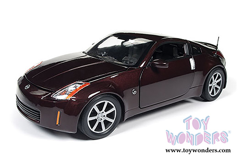 Auto World - Nissan 350 Coupe (2003, 1/18 scale diecast model car, Maroon) AW240