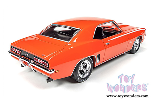 Auto World - Custom Chevy Camaro SS Hard Top (1969, 1/24 scale diecast model car, Orange) AW24004