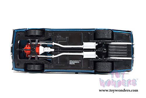 Auto World - Dodge Charger 500 Sportroof (1969, 1/24 scale diecast model car, Blue) AW24005