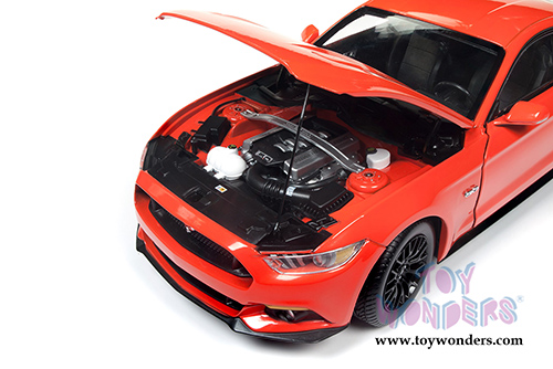 Auto World Muscle Cars U.S.A. | Ford Mustang GT Coupe (2016, 1/18 scale diecast model car, Competition Orange) AW242