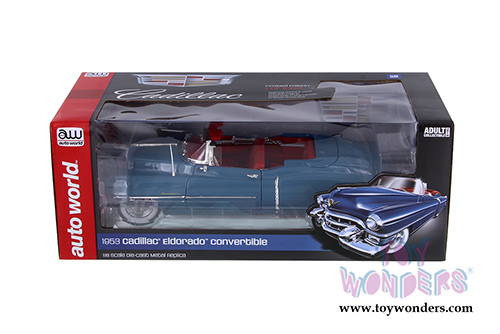 Auto World - Cadillac&reg; Eldorado&trade; Convertible (1953, 1/18 scale diecast model car, Tunis Blue) AW251