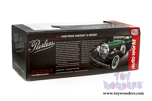 Auto World - Peerless Master 8 Sedan (1931, 1/18 scale diecast model car, Tri-Tone Green) AW261