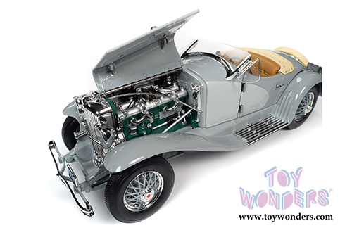 Auto World - Duesenberg SSJ Speedster (1935, 1/18 scale diecast model car, Gray) AW266
