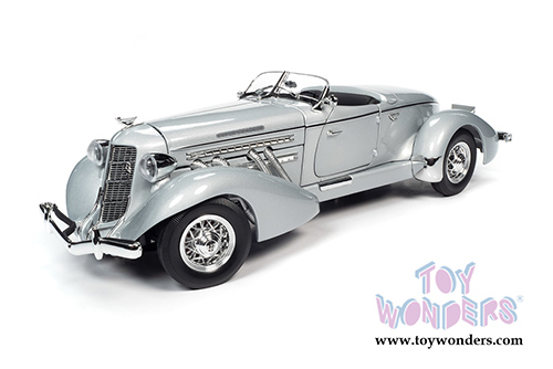 Auto World - Auburn 851 Speedster (1935, 1/18 scale diecast model car, Haze Gray) AW268