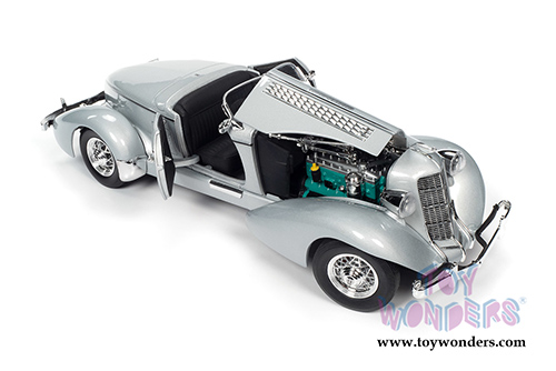 Auto World - Auburn 851 Speedster (1935, 1/18 scale diecast model car, Haze Gray) AW268