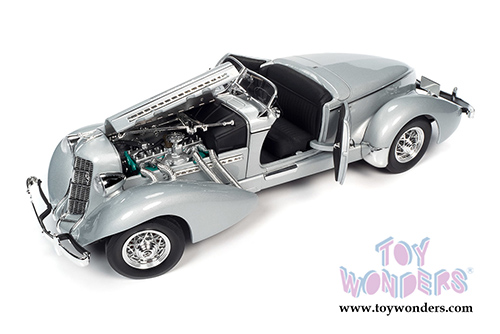 Auto World - Auburn 851 Speedster (1935, 1/18 scale diecast model car, Haze Gray) AW268