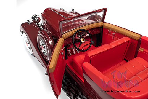 Auto World - Packard V12 Victoria Hardtop (1934, 1/18 scale diecast model car, Burgundy) AW271
